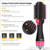One-Step Volumizer Enhanced Hair Dryer and Hot Air Brush | Now with Improved Motor (Black and Pink))
