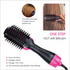 One-Step Volumizer Enhanced Hair Dryer and Hot Air Brush | Now with Improved Motor (Black and Pink))