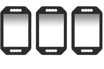 Double Handle Large Handheld Mirror (16.14" x 9.84") – Professional Barber & Salon Mirror with Dual Handles for Haircuts, Styling & Customer View [ 3 mirrors ]