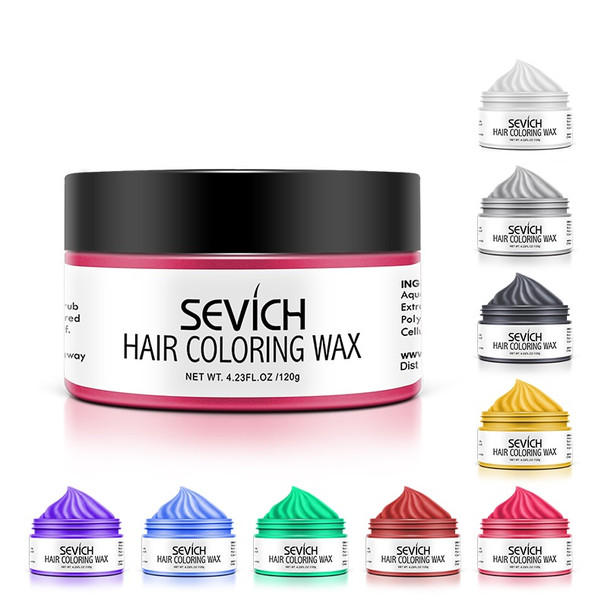 Color Hair Wax - Sevich Hair Style Dye Mud, Instantly Natural Hair Color  120g