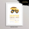Transport Nursery Prints for Baby Gift