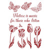 Stamperia Stencil - Romantic Garden House Tulip