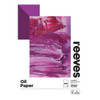 Reeves Oil Paper A4 Paper Pad 240gsm 12 Sheets Acid Free