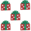 Buttons Galore Christmas Collection - Glitter Gifts 5pcs