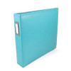 WRMK Scrapbooking Leather Album Aqua 12x12