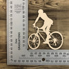 BMX, Cyclist, Mountain biker -Chipboard