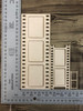 Cinema Strip, Old Photography Lens Strip -Chipboard