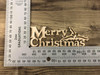 Merry Christmas with Mistletoe - Chipboard