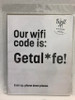 Wifi Code Wall Art 8x10