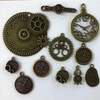 Imagine If assorted old gold and brass steampunk cogs and clocks