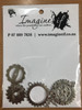 Assorted Silver metal Cogs