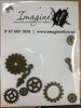 Assorted Gold metal Cogs