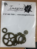 Assorted Gold metal Cogs