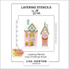 Lisa Horton Crafts Cosy Christmas Home 6x6 Layering Stencils