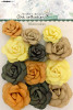JMA Paper Flowers Warm Colors Essentials 90x120x6mm 12 PC