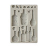 STAMPERIA - Songs of the Sea - SILICON MOULD A6 SIZE -  Bottles KACM21