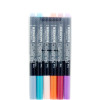 Marvy Fabric Markers Fine Point Pastel Set