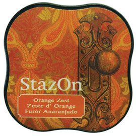 StazOn Midi Ink Pad - Orange Zest