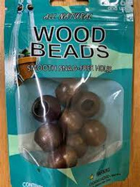 All Natural Wood Beads Walnut