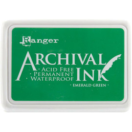 Archival Ink Pad  Large - Emerald Green