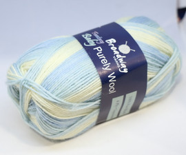 Broadway Baby Fantasy Purely Wool 4Ply Blue 200