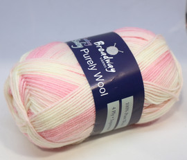 Broadway Baby Fantasy Purely Wool 4Ply Pink 300