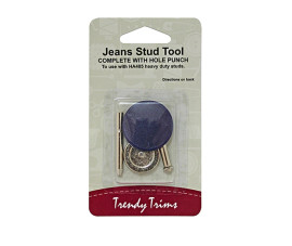 Trendy Trims Jeans Stud Tool with hole punch