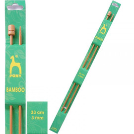 Pony Bamboo 33cm Needles 2.25mm