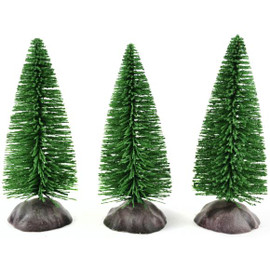 Touch of Nature The miniature collection- Green Pine Trees, set of 3