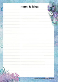 Underwater Magic A5 Notepad