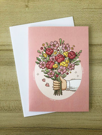 Special Day Card Pink Bouquet