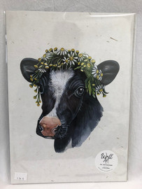 Cow Wall Art A3