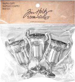 Tim Holtz Idea-ology Trophy Cups Miniatures- 3 pack