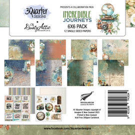 3Quarter Designs Incredible Journeys 6x6 Collection