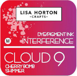 Lisa Horton Crafts Interference Ink Cherry Bomb Shimmer