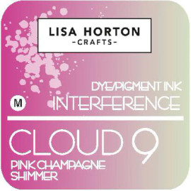 Lisa Horton Crafts Interference Ink Pink Champagne Shimmer