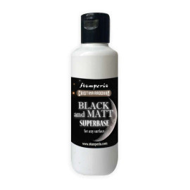 STAMPERIA - SUPERBASE BLACK AND MATT 80ML