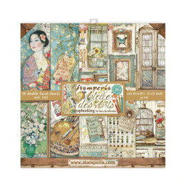 STAMPERIA - ATELIER DES ARTS - 12X12 PAPER PACK