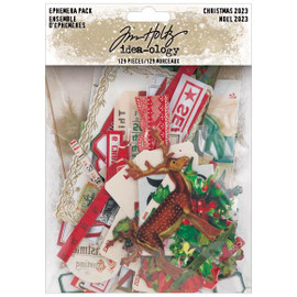 Tim Holtz Idea-Ology Ephemera Pack Christmas 2023