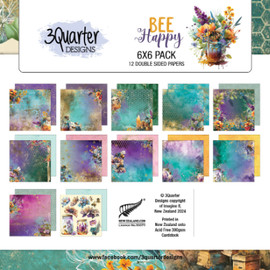 3Quarter Designs Bee Happy 6x6 Collection