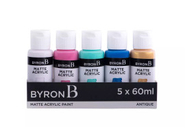 Jasart Byron Matte Acrylic Paint 59ml Sets Antique