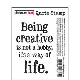 Darkroom Door Quote Stamp - Being Creative