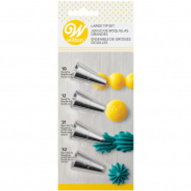 Wilton Large Icing Tip Set 4pc