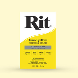 Rit Fabric Powder Dye - Lemon Yellow