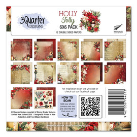 3Quarter Designs Holly Jolly 6x6 Collection