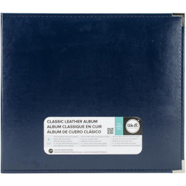 We R Classic Leather D-Ring Album 12X12 Cobalt We R Classic Leather D-Ring Album 12X12 Cobalt