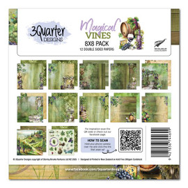 3Quarter Designs Magical Vines 8x8 Collection 3Quarter Designs Magical Vines 8x8 Collection