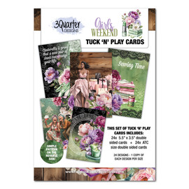 3Quarter Designs Girls Weekend Tuck 'n' Play Cards