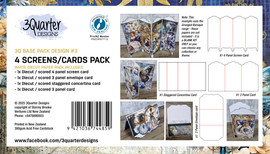 3 Quarter Designs Blank Kit "4 Screen Card Pack" 3 Quarter Designs Blank Kit "4 Screen Card Pack"