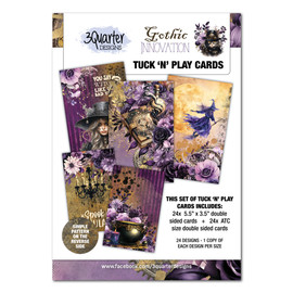 3Quarter Designs Gothic Innovation Tuck 'n' Play Cards 3Quarter Designs Gothic Innovation Tuck 'n' Play Cards